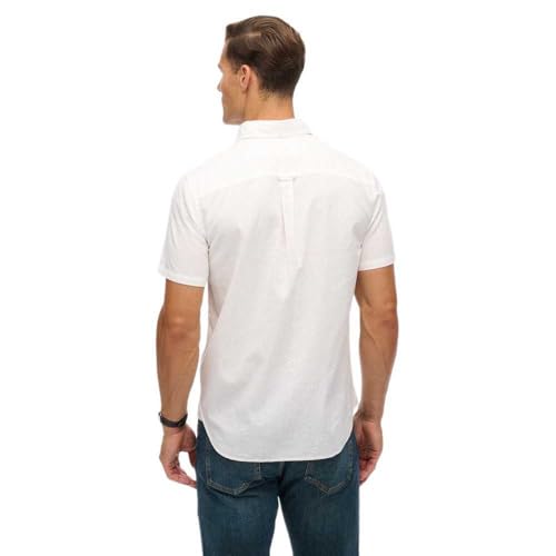 Chemise Superdry Chemise à manches courtes en lin et coton City EU - vue 3