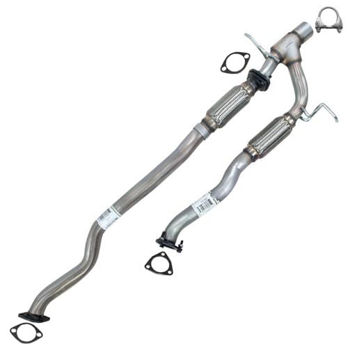 Exhaust Front Pipe Front Y Pipe Kit Compatible for 2014-2018 Jeep Cherokee 3.2L | Stainless Steel | Northeastern Exhaust | Free Gaskets and Clamp Included | Automotive Replacement Part