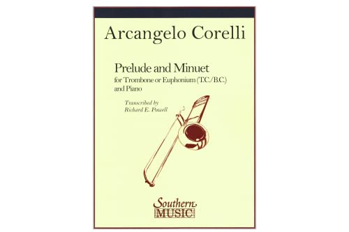 Arcangelo Corelli - Prelude and Minuet for Trombone or Euphonium and Piano | Classical Sheet Music for Brass Solo with Piano Accompaniment | Baroque Songbook for Intermediate Brass Players