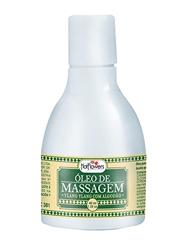 Óleo Mineral Para Massagem Corporal Ylang Ylang Com Algodão