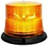 HELLA H27113001 Amber K-LED 50 Compact Fixed Mount LED Beacon Warning Light, 12 V