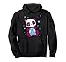 Yami Kawaii Panda mit Teddybär gruselig Hexe Nu Goth Pullover Hoodie