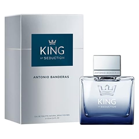 Antonio Banderas Perfumes - King of Seduction - Eau de Toilette Spray für Herren, Maskuliner, Intensiver und Energetischer Duft mit Bergamotte und Apfel Cover