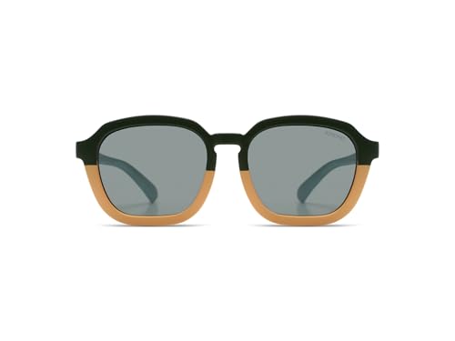 KOMONO Matty Jr. Woody Triplets Kinder Rechteck-Sonnenbrille mit UV-Schutz und kratzfesten Gläsern, Für Kleinkinder, Kinder, Unisex Mädchen und Jungen im Alter von 3-5 Jahren