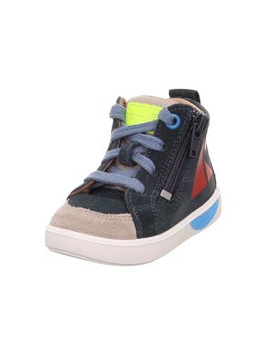 Superfit Jungen Supies Sneaker, Blau Beige 8020, 28 EU Superfit Jungen Supies Sneaker, Blau Beige 8020, 28 EU