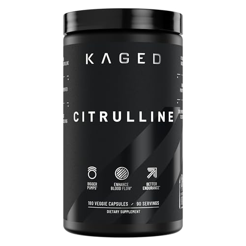 Image of Kaged L-Citrulline Veggie Capsule | Unflavored | Enhanced Pumps | Improve Muscle Vascularity | Nitric Oxide Booster | Supplements for Men & Women | 90 Servings