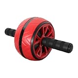 Roue d'exercice à roulettes : fabriquée en matériau durable et pratique, roue d'exercice à roulettes pour le fitness