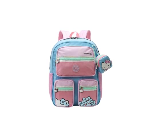Mochila De Costas Escolar Juvenil Hello Kitty Original