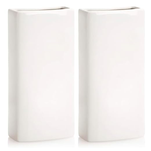 Humidificador Para Radiador Cerámico Con Colgante En Hierro/Evaporador De Agua Para Radiador/Juego de Humidificadores de Cerámica Color Blanco 22cm x 9cm x 8cm (2Uds/Blanco)