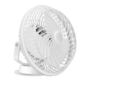 Image of STARVIN 9 Inch Table Fan for Home & Office | Medium Size Desk Fan with 3 Mode Adjustable Speed | 2400 RPM Motor Low Noise Air Circulation Fan (White)