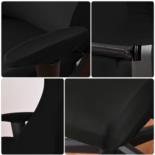 Funda elástica para silla gaming con protector de reposabrazos lavable 6