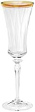 Mikasa Jamestown Gold Fluted Champagne Glass