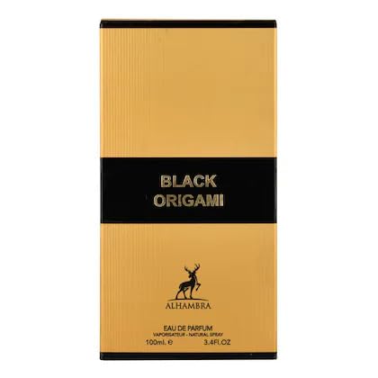 Image of MAISON ALHAMBRA Black Origami Long Lasting Unisex Eau De Parfum 100ml