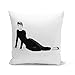 Housse de Coussin Taie Audrey Hepburn Photo Studio Vintage Actrice Hollywood Star (40x40 cm)