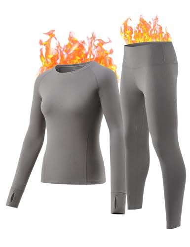 Long Johns for Women Thermal Underwear Soft Fleece Lined Base Lay...
