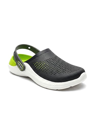 Image of Alzado Men's Classic Casual Sports Clogs /Sandals with Adjustable Back Strap for Adult | Comfortable & LightWeight| Stylish & Anti-Skid| Waterproof & Everyday Use Mules for Gents & Boys..
