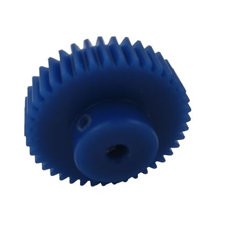 GTPBAO - GTPBAO 1pcs 1.5M 30T Blue Plastic Cylindrical Gear 6mm 8mm 10mm 12mm Bore 1.5 Module 30 Teeth Straight Teeth Gear with Step Steering Hardware(10mm bore)