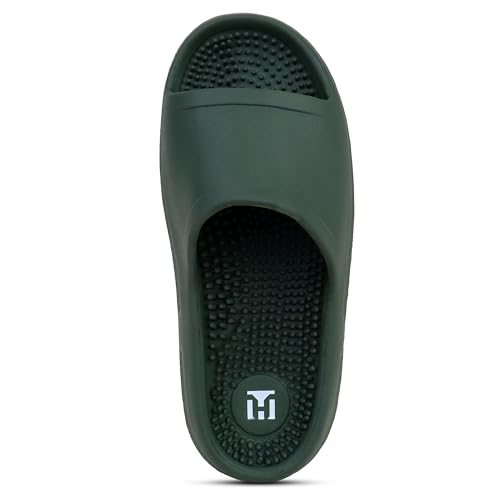Image of Hygear Men's Hy-relax EVA Slides | Ultra Soft Cushion | Lightweight | Waterproof | Stylish |Anti-Skid | Comfortable Everyday Slides for Men
