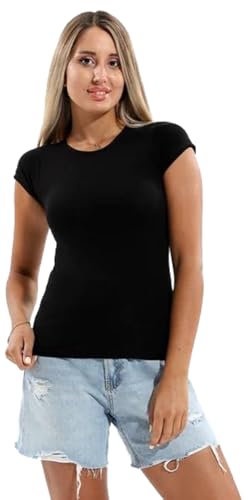 توب داخلي سهل الارتداء للنساء من قطونيل - اسود، مقاس 3XL