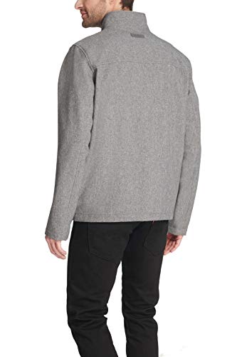 Tommy Hilfiger Men's Active Soft Shell Jacket, Heather Grey, Small #TOP2
