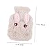 Ipetboom 2pcs Cute Plush Water Bottle Hand Warmer for Girls Reusable Hot Water Pouch Winter Heating Supplies