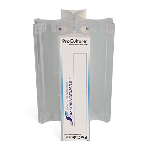 Rack pour boîte de Pétri Easyplate Bel-Art 100 mm en plastique transparent hauteur 9-1/2