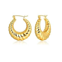 Twisted Hoop B-Gold