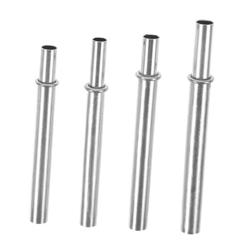 SEWACC 4個 釣り竿修理キット ポールアクセサリー ポール修理チューブ しっかり固定 簡単取付 釣竿接続補修パーツ ルアーロッド対応 実用的