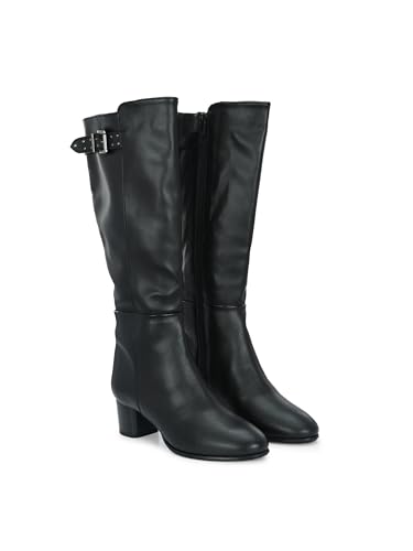 Image of Delize Tan Women Knee ankle boots 64473