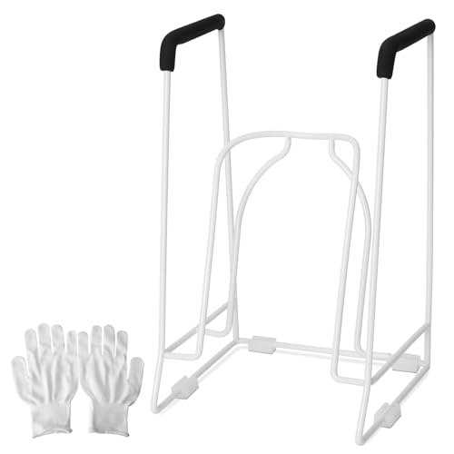 Stocking Donner, Sock Aid Tool to Put on Compression Socks for Medium Calves Less Than 18' in Circumference (Compatible for JOBST,SB SOX,CHARMKING,FITRELL,Bluemaple,COOLOVER) White