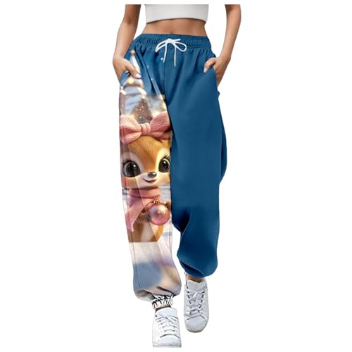 Generisch Hose Weihnachten Damen Weihnachtsmann-Hose für Damen...