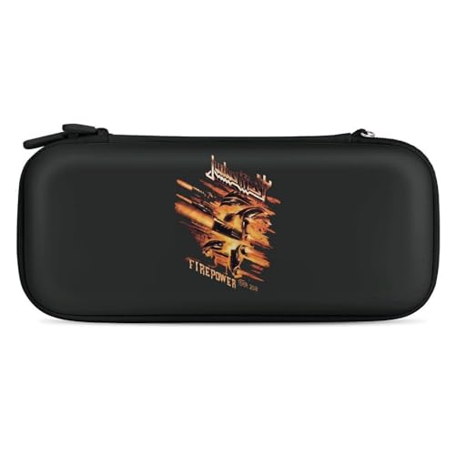 ジューダスプリースト JUDAS PRIEST Switchケース Switchカバー 保護カバー キャリングケース スイッチハンドポーチ ハードケース ゲーム機収納バッグ ゲームカード収納 大容量 15枚 全面保護 人気 おしゃれ 薄型 軽量 耐衝撃 防