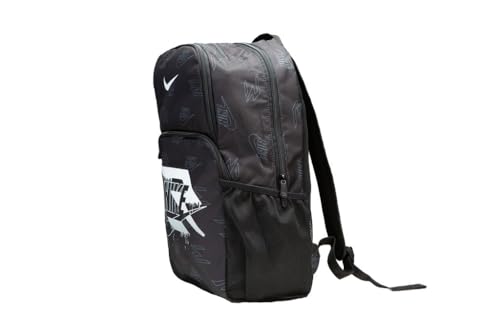 Image of Nike 3 Brand Graphic Print Backpack - Black /White - One Size (30L)