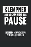  Klempner Notizbuch (liniert) Heizungsbauer Installateur