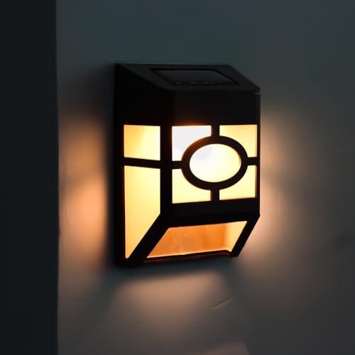 Lanterne murale à énergie solaire au design classique rétro