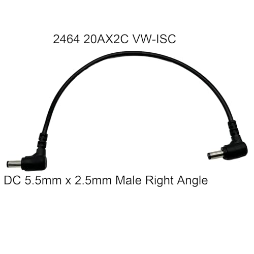 Cable CC 5.5x2.5mm en ángulo para evitar dobleces en cámaras CCTV y routers 3
