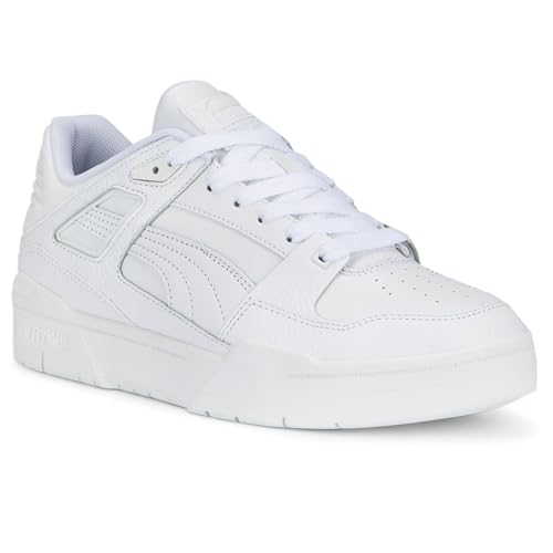 PUMA Mens Slipstream Leather Lace Up Sneakers Shoes Casual - White - Size 12 M2
