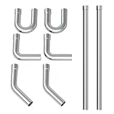 A-KARCK Stainless Steel Mandrel Bends 8 Pcs, 2 Inches 304 Stainless Steel...
