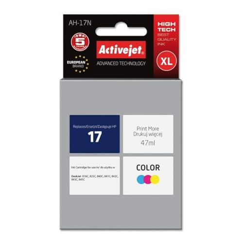 Activejet Tusz Do Hp 17 C6625 New Ah-17N