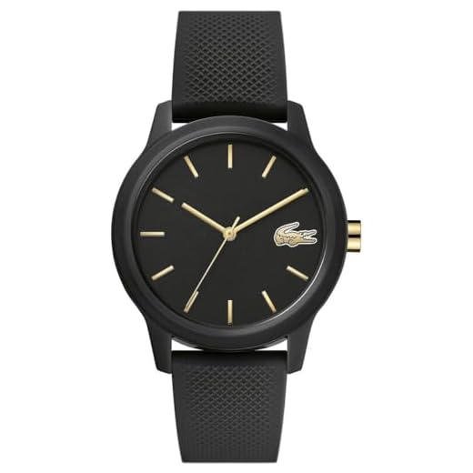 Lacoste Reloj Analógico de Cuarzo para mujer con Correa en silicona Negro - 2001064