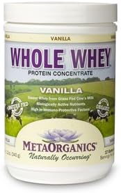 Metaorganics Whole Whey-Vanilla 340 g Powder