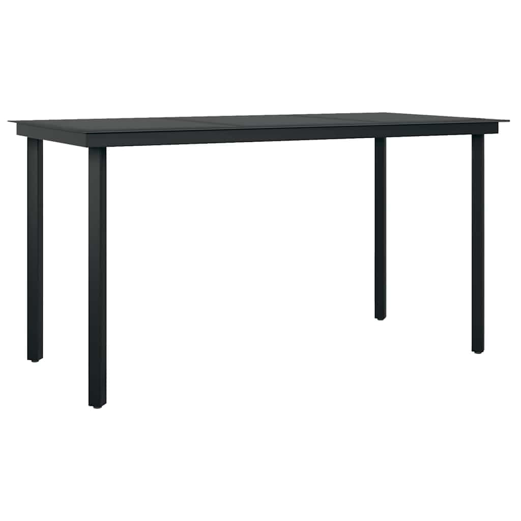 5-częściowy zestaw ogrodowy do jadalni, brązowy polirattan, szklany blat, 140 x 70 x 74 cm, stół z poduszkami, na taras, balkon, meble outdoorowe, łatwy w pielęgnacji, odporny na warunki