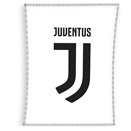 Juventus F.C. - Manta (100% poliéster, 140 x 110 cm), diseño del Escudo del Juventus