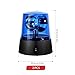 GAGIRA 2Pcs Blue Rotating Strobe Light, Battery Operated 360 Degree Rotating Light, Disco Bar Party Decorative Light