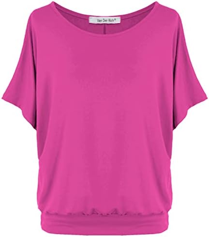 Van Der Rich ® - Oversize T-Shirt mit Fledermausärme - Damen