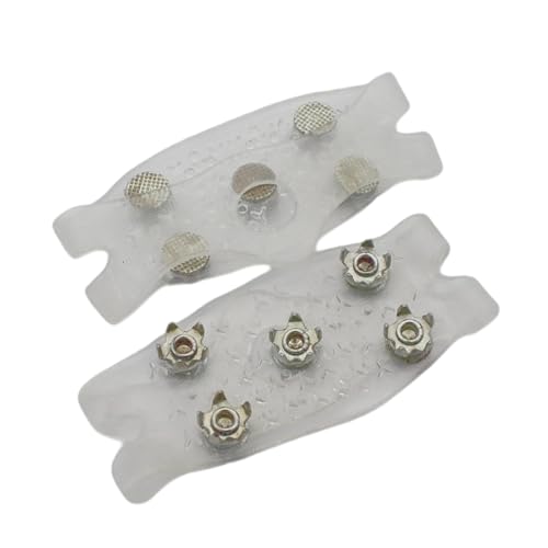 Tacos de hielo para zapatos, botas, picos de nieve, agarres para correr, caminar, senderismo, ajuste universal, tallas de zapatos 30-48, material TPE, tacos de tracción de invierno