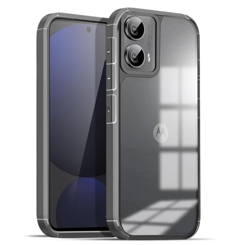 KARWAN®Back Cover |Shockproof Bumper Case | Full Camera Protection | Raised Edges | Super Soft Side TPU | Bumper Case for Moto Edge G85 - Grey