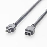 Micro-Fit 3.0 Extension Cable, męski do żeński 8-pinowy Overmolded 2.0M, 3.5A 300V ze złączami 43025-0800 i 43020-0801, UL2464 20AWG do zasilania i sygnału w systemach automatyzacji i sterowania