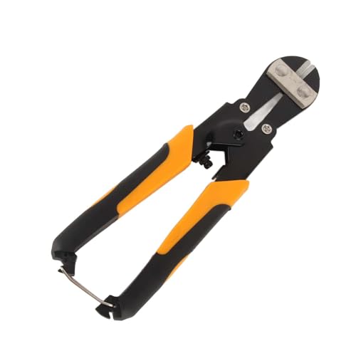 Yctze 8-Inch Mini Bolt Cutters, HeavyDuty Wire Cable Pliers Shear Cutting Tool, Multipurpose for Metal Pin, for DIY and Professional Use