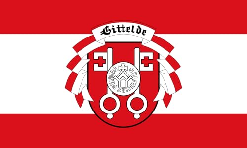Drapeau Gittelde grand format pour décoration extérieure et intérieure - 2